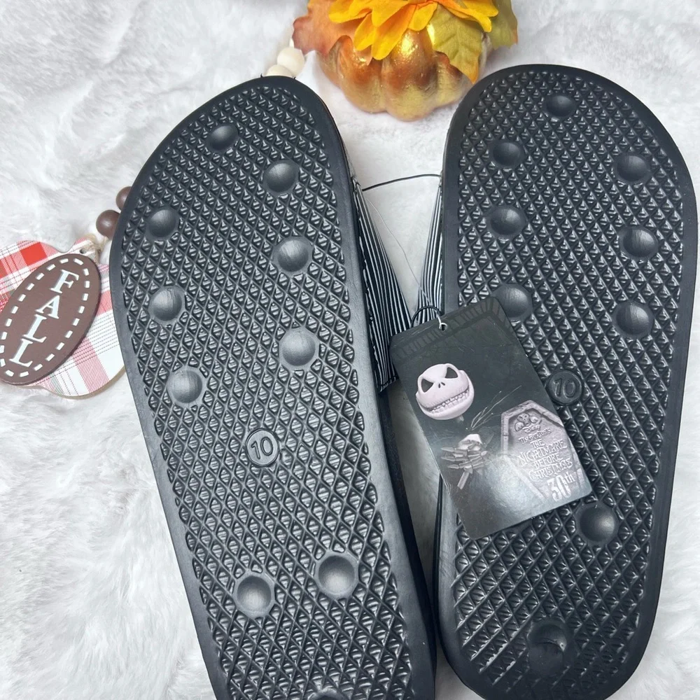 Disney Black and White Nightmare Before Christmas Slippers